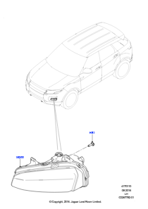 10F Nebelscheinwerfer L538 RANGE ROVER EVOQUE 2012 - 2018 (L538),Hergestellt in Werk Changsu (China)