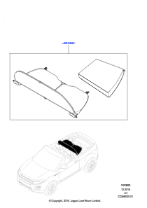 55D TOURING-ZUBEHÖR L538 RANGE ROVER EVOQUE 2012 - 2018 (L538),Werk Halewood