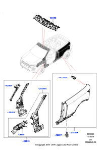 30F Seitenwände außen L538 RANGE ROVER EVOQUE 2012 - 2018 (L538),Werk Halewood