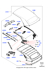 13A Cabrio-Dach L538 RANGE ROVER EVOQUE 2012 - 2018 (L538),Werk Halewood