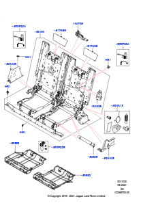 30B Rücksitzkissen L462 DISCOVERY 5 2017 > (L462),Version - Core