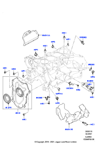 10AB Zyl.block/Verschlußstopfen/Deckel L462 DISCOVERY 5 2017 > (L462),2.0L I4 DSL MID DOHC AJ200