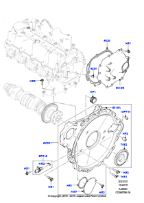 10AB Abdeckung Nockenwellenantrieb L560 RANGE ROVER VELAR 2017 > (L560),2.0L I4 DSL MID DOHC AJ200