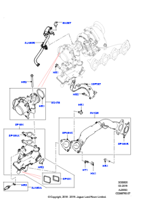 20AE Abgasrückführung L462 DISCOVERY 5 2017 > (L462),2.0L I4 DSL MID DOHC AJ200