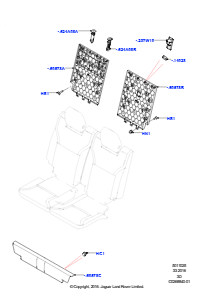 25B Rücksitzlehne L462 DISCOVERY 5 2017 > (L462),Version - Core