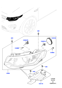 05E Scheinwerfer/Blinkleuchten vorn L550 DISCOVERY SPORT 2015 > (L550),Gebaut in Brasilien