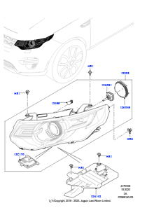 05F Scheinwerfer/Blinkleuchten vorn L550 DISCOVERY SPORT 2015 > (L550),Gebaut in Brasilien