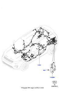 10CC Kabelstrang - Motor u. Spritzwand L550 DISCOVERY SPORT 2015 > (L550),Gebaut in Brasilien