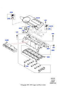 15AC Zylinderkopfhaube L538 RANGE ROVER EVOQUE 2012 - 2018 (L538),Gebaut in Brasilien