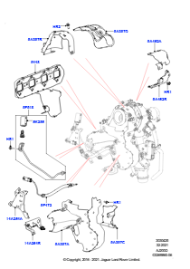 25AE Turbolader L462 DISCOVERY 5 2017 > (L462),2.0L I4 DSL HIGH DOHC AJ200