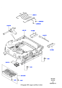 15G Sockel - Vordersitz L538 RANGE ROVER EVOQUE 2012 - 2018 (L538),Speicher - el Sitzverst - Fahrers