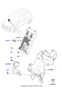 20J Sicherungen, Halter & Überlastsch. L538 RANGE ROVER EVOQUE 2012 - 2018 (L538),Hergestellt in Werk Changsu (China)