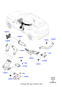 05C Belüft.-/Frischluftdüsen u. -führ. L462 DISCOVERY 5 2017 > (L462)