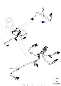 07A Mittelkonsolen-Kabelstrang L462 DISCOVERY 5 2017 > (L462)