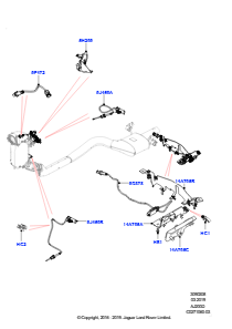 08AB Abgassensoren und Module L462 DISCOVERY 5 2017 > (L462),EU6 + DPF Emissionen