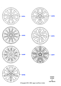 05B Räder L405 RANGE ROVER 2013 - 2022