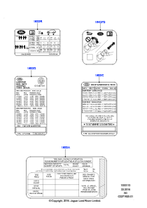 10E Etiketten L462 DISCOVERY 5 2017 > (L462)