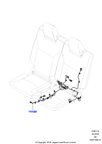 14E Kabelstrang - Sitz L462 DISCOVERY 5 2017 > (L462),Mit 7-Sitzer-Konfiguration