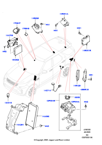 05C Module u. Sensoren - Fahrzeug L462 DISCOVERY 5 2017 > (L462)