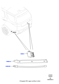 05D Module u. Sensoren - Fahrzeug L462 DISCOVERY 5 2017 > (L462),Ladeklappe - Freihandbetätigung