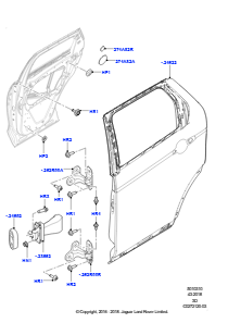 10A Türen h., Scharniere u. Dicht. L462 DISCOVERY 5 2017 > (L462)