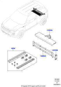 35D Laderaumverkleidung L538 RANGE ROVER EVOQUE 2012 - 2018 (L538),Werk Halewood