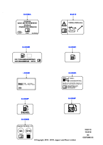 10G Etiketten L462 DISCOVERY 5 2017 > (L462)