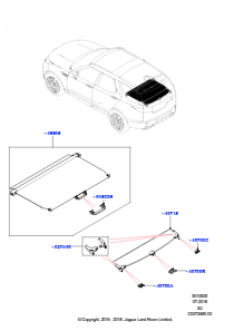 35A Laderaumverkleidung L462 DISCOVERY 5 2017 > (L462),Mit Laderaumabdeckung