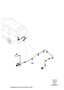 15G Kabelstrang - Karosserie u. Heck L462 DISCOVERY 5 2017 > (L462),Anh.zugvorr./elektr. Verst., gekr.