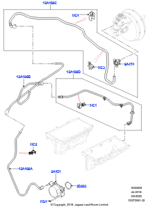 25F Unterdr.steuerung & Lufteinblasung L494 RANGE ROVER SPORT 2014 - 2022 (L494),Linkslenker