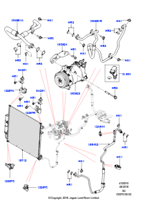 10B Kondensator/Kompr. - Klimaanl. L462 DISCOVERY 5 2017 > (L462),3,0 V6 D Gen2 Twin Turbo