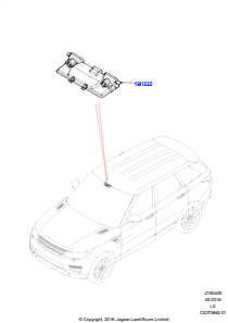 05D Kameraausrüstung L494 RANGE ROVER SPORT 2014 - 2022 (L494),Frontkamera