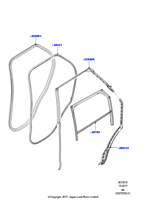 10B Türen h., Scharniere u. Dicht. L560 RANGE ROVER VELAR 2017 > (L560)