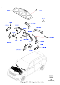 05A Motorabdeckung vorn L560 RANGE ROVER VELAR 2017 > (L560)