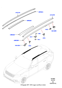 05 Dachgepäckträger-Systeme L560 RANGE ROVER VELAR 2017 > (L560)
