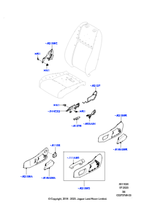 20B Polster, Verkl. & Heiz. - Vorders. L560 RANGE ROVER VELAR 2017 > (L560)
