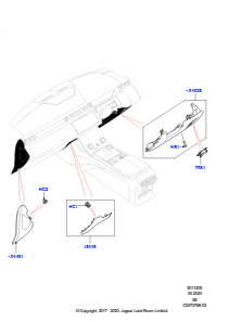 05E Instrumententafel L560 RANGE ROVER VELAR 2017 > (L560)