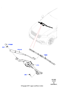05 Scheibenwischer L560 RANGE ROVER VELAR 2017 > (L560)