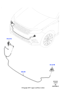 15 Scheinwerferwaschanlage L560 RANGE ROVER VELAR 2017 > (L560),MIT SCHEINWERFER-DRUCKWÄSCHE
