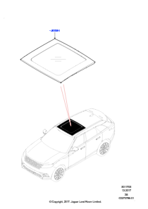05 Schiebedach L560 RANGE ROVER VELAR 2017 > (L560),Dachverst.-Pano. elek.Bet. / Öffnen