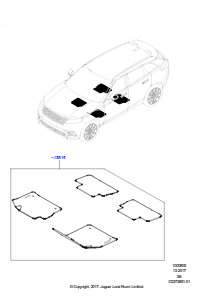 05 Bodenbeläge L560 RANGE ROVER VELAR 2017 > (L560)