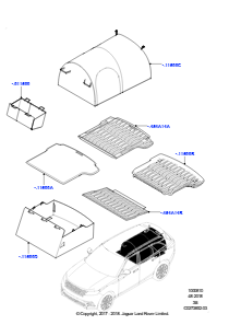 10 LADERAUMSCHUTZMATTEN L560 RANGE ROVER VELAR 2017 > (L560)