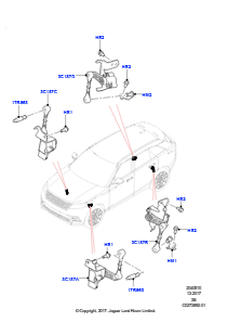 10A Steuerung/Elektrik, Luftfederung L560 RANGE ROVER VELAR 2017 > (L560)