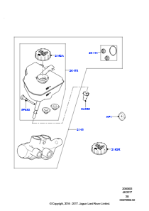 05 Hauptzylinder Bremsanlage L560 RANGE ROVER VELAR 2017 > (L560)