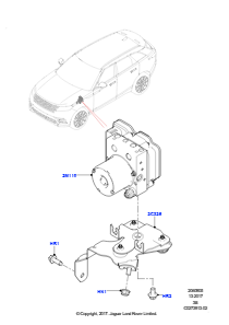 05A Antiblockiersystem L560 RANGE ROVER VELAR 2017 > (L560)