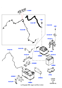 05 Batterie u. Befestigungsteile L560 RANGE ROVER VELAR 2017 > (L560)