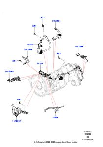 02 Getriebekabelstrang L560 RANGE ROVER VELAR 2017 > (L560)
