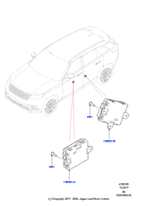 05A Module u. Sensoren - Fahrzeug L560 RANGE ROVER VELAR 2017 > (L560)