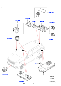 05AA Kameraausrüstung L560 RANGE ROVER VELAR 2017 > (L560)