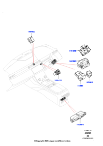 10C Schalter L560 RANGE ROVER VELAR 2017 > (L560)